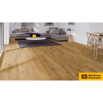 Dřevěná olejovaná podlaha Weitzer Parkett Oak Rustic 11mm, intenzivně kartáčovaná 64584
