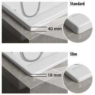 Asymetrická vana Polysan ANDRA 180x90 cm akrylát levá 72872S