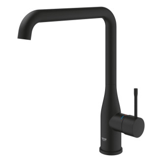 Dřezová baterie Grohe Essence New s otočným ramínkem phantom black 30505KF0