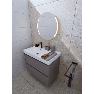 Koupelnová skříňka s umyvadlem Roca Ona 80x64,5x46 cm písková mat ONA802ZPML