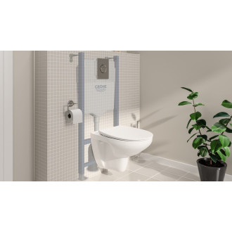 Sada 6 v 1 závěsné Grohe Solido Bau Ceramic Bundle zadní odpad 39900000
