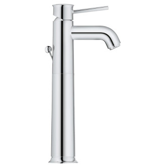 Vysoká umyvadlová baterie Grohe BauClassic s výpustí chrom 32868000