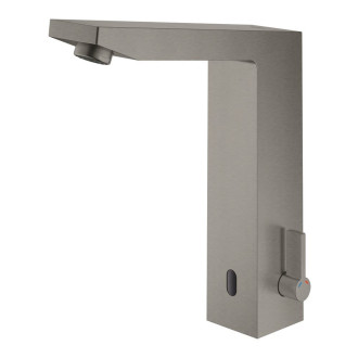 Vysoká umyvadlová baterie Grohe Eurocube E se senzorem Brushed Hard Graphite 36441AL0