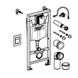 Sada 3 v 1 Grohe Rapid SL 39501000