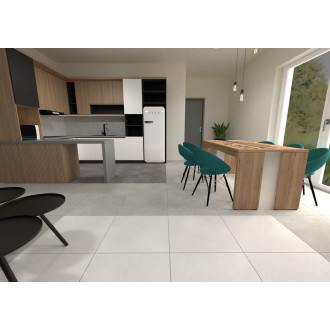 Dlažba Fineza Lobby šedá 60x60 cm mat LOBBY60GR