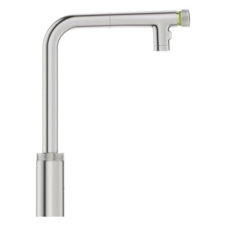 Dřezová baterie Grohe Minta SmartControl s vytahovací sprškou, 2 proudy supersteel 31889DC0