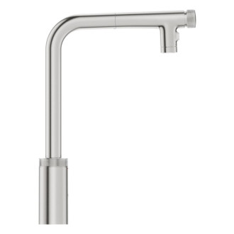 Dřezová baterie Grohe Minta SmartControl s vytahovací sprškou, 2 proudy supersteel 31889DC0
