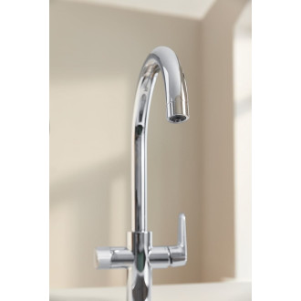 Dřezová baterie Grohe GROHE Blue Pure 2022 s otočným ramínkem chrom 30580000