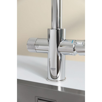 Dřezová baterie Grohe GROHE Blue Pure 2022 s filtrem chrom 30582000