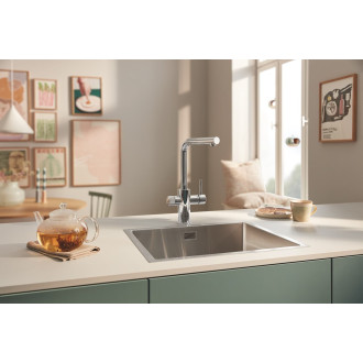 Dřezová baterie Grohe GROHE Blue Pure 2022 s filtrem chrom 30591000
