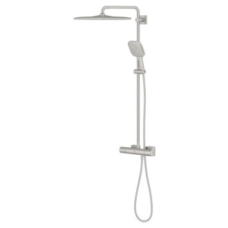Sprchový systém Grohe Rainshower System na stěnu s termostatickou baterií supersteel 26837DC0