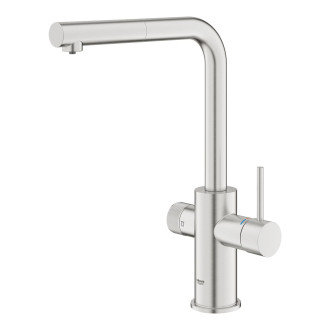 Dřezová baterie Grohe GROHE Blue Pure 2022 s filtrem supersteel 30601DC0