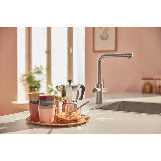 Dřezová baterie Grohe GROHE Blue Pure 2022 s filtrem supersteel 30601DC0