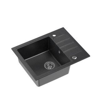 Dřez Quadron PETER116 černá nerez elem HCQP6250CZK