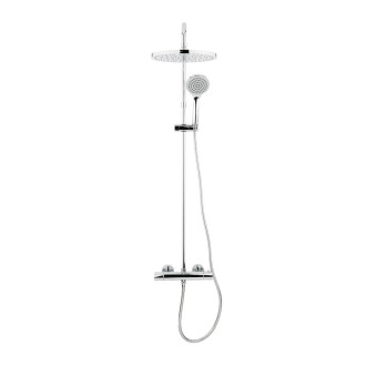 Sprchový systém TRES Base Plus s termostatickou baterií chrom 21639301CR