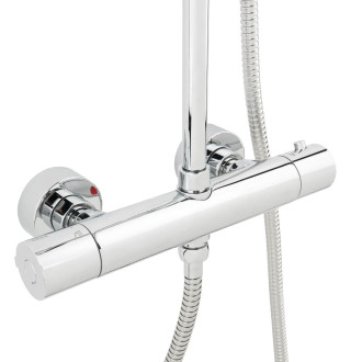 Sprchový systém TRES Base Plus s termostatickou baterií chrom 21639301CR