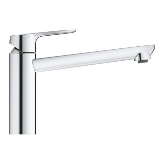 Dřezová baterie Grohe BauEdge 2020 s otočným ramínkem chrom 31693000