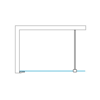 Sprchová zástěna walk-in 150 cm Roth MELINA line MI TWF 150200 NPE