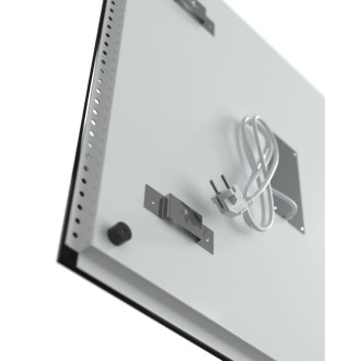 Topný panel Fenix GS+ 125x65 cm skleněný světle šedá 11V5437788