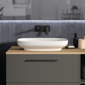 Umyvadlo na desku Ideal Standard I.life B 60x37 cm bez otvoru pro baterii, bez přepadu T508701
