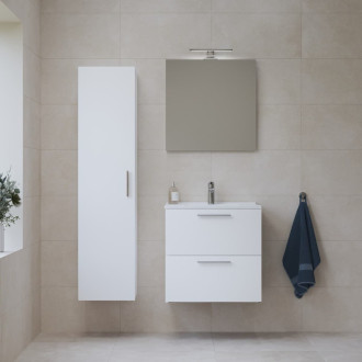 Koupelnová sestava s umyvadlem 60 cm včetně umyvadlové baterie, vtoku a sifonu VitrA Mia bílá KSETMIA60B