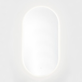 Zrcadlo oválné 80x40cm, LED, IP44 ZPROV8040LED