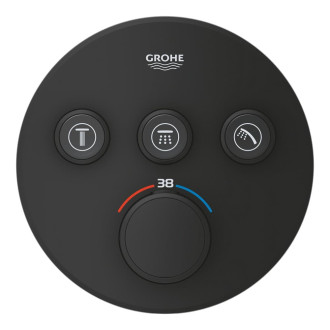 Vanová baterie Grohe SmartControl bez podomítkového tělesa phantom black 29508KF0