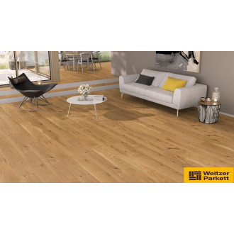 Dřevená lakovaná podlaha Weitzer Parkett Oak rustic colorful 11mm 69004