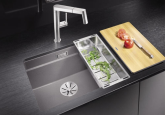 Blanco ETAGON 500-U dřez pod desku černá granit 525 887
