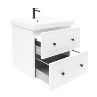 Forli skříňka s umyvadlem 60cm, bílá FORLI60BIUVER