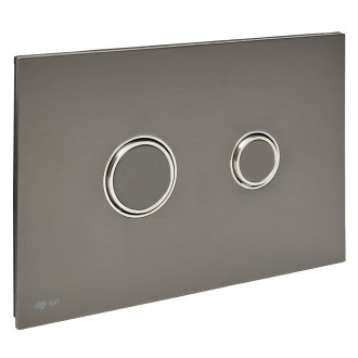 Ovládací tlačítko Swiss Aqua Technologies kov gun metal mat SATATBGM