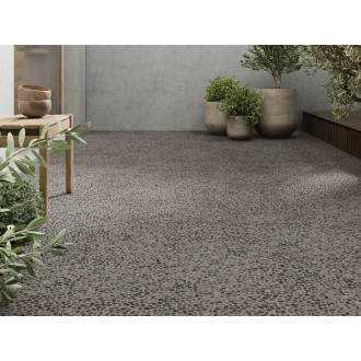 Kamenná mozaika Mosavit Mini pebbles negro 30x30 cm mat PEBBLENE