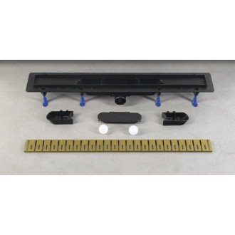 Sprchový žlab Polysan KLAVER 81 cm plast zlatá mat 73731GB