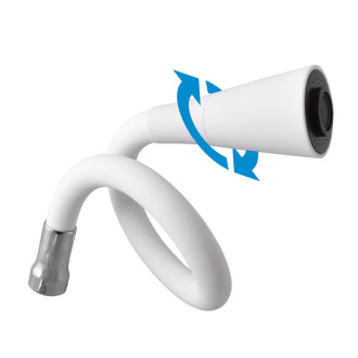 flexibilní otočné ramínko k dřezové/umyv.baterii-sprcha-připojení G3/4"- bílé SR0013BC