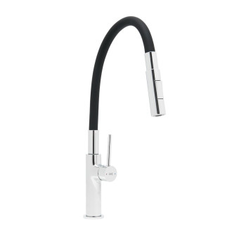 SAT dřezová baterie flexi černá 2F SATBSD290C2F