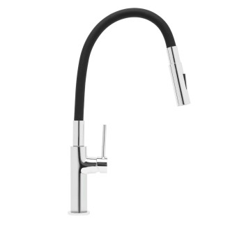 SAT dřezová baterie flexi černá 2F SATBSD290C2F