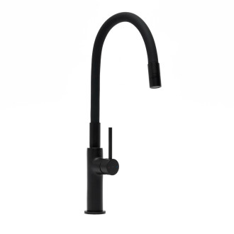 SAT dřezová baterie flexi černá matná SATBSD290CM