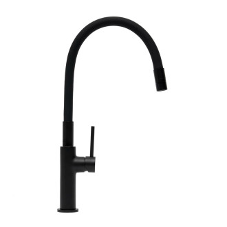 SAT dřezová baterie flexi černá matná SATBSD290CM