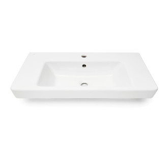 Umyvadlo Jika Hat 80x44,5 cm otvor pro baterii uprostřed H8125390000281