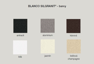 Blanco LEGRA 45 S dřez vestavný černá granit 526 083