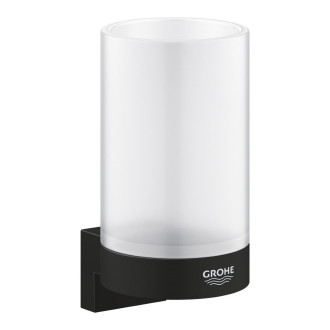 Držák Grohe Selection bez skleničky phantom black 41217KF0