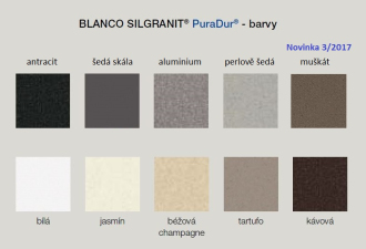 Blanco DARAS - S baterie černá granit 526 153