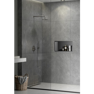 Vestavná polička SAT Aurum gun metal 60x30 cm SATAURN6030BGM