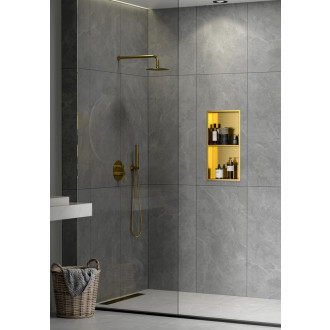 Vestavná polička SAT Aurum zlatá 30x60 cm SATAURN6030SBG