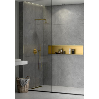 Vestavná polička SAT Aurum zlatá 119x26 cm SATAURN12128BG