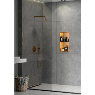 SAT Vestavná polička Aurum růžovozlatá 33x63 cm SATAURN6030SBRG