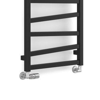 Radiátor kombinovaný House Level ZET 85,8x50 cm matná černá HLZE085050S905B