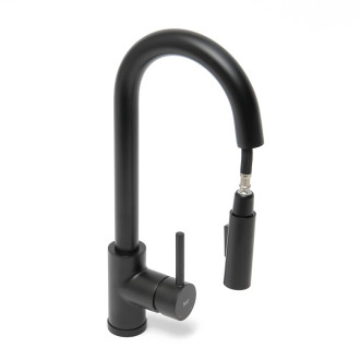 SIKO dřezová baterie C pod okno černá SATBSD289KC