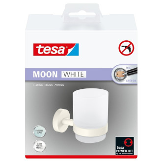 Držák skleniček Tesa Moon Black bílá 40576-00000-00