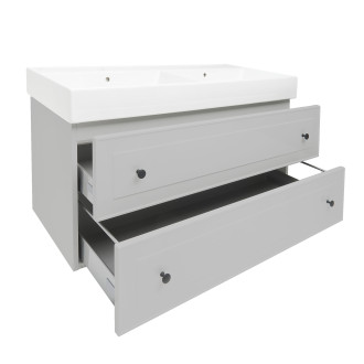 Forli skříňka s umyvadlem SAT šedá FORLI120GMUSAT